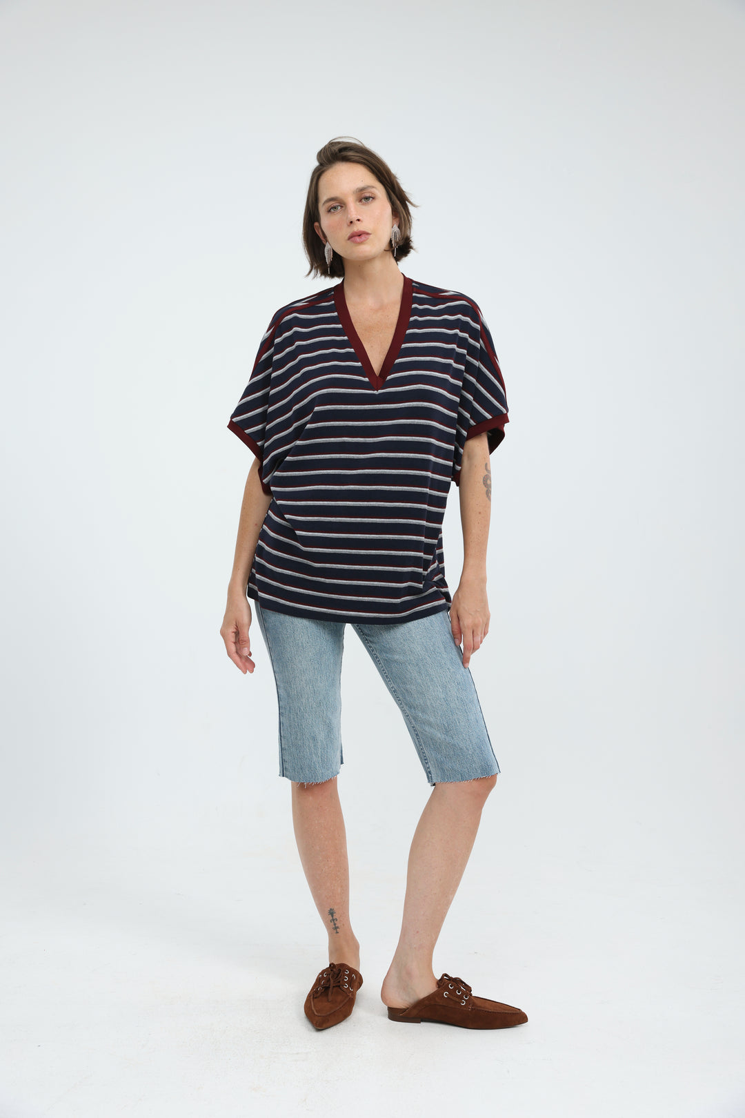 Proof Navy Striped T-Shirt