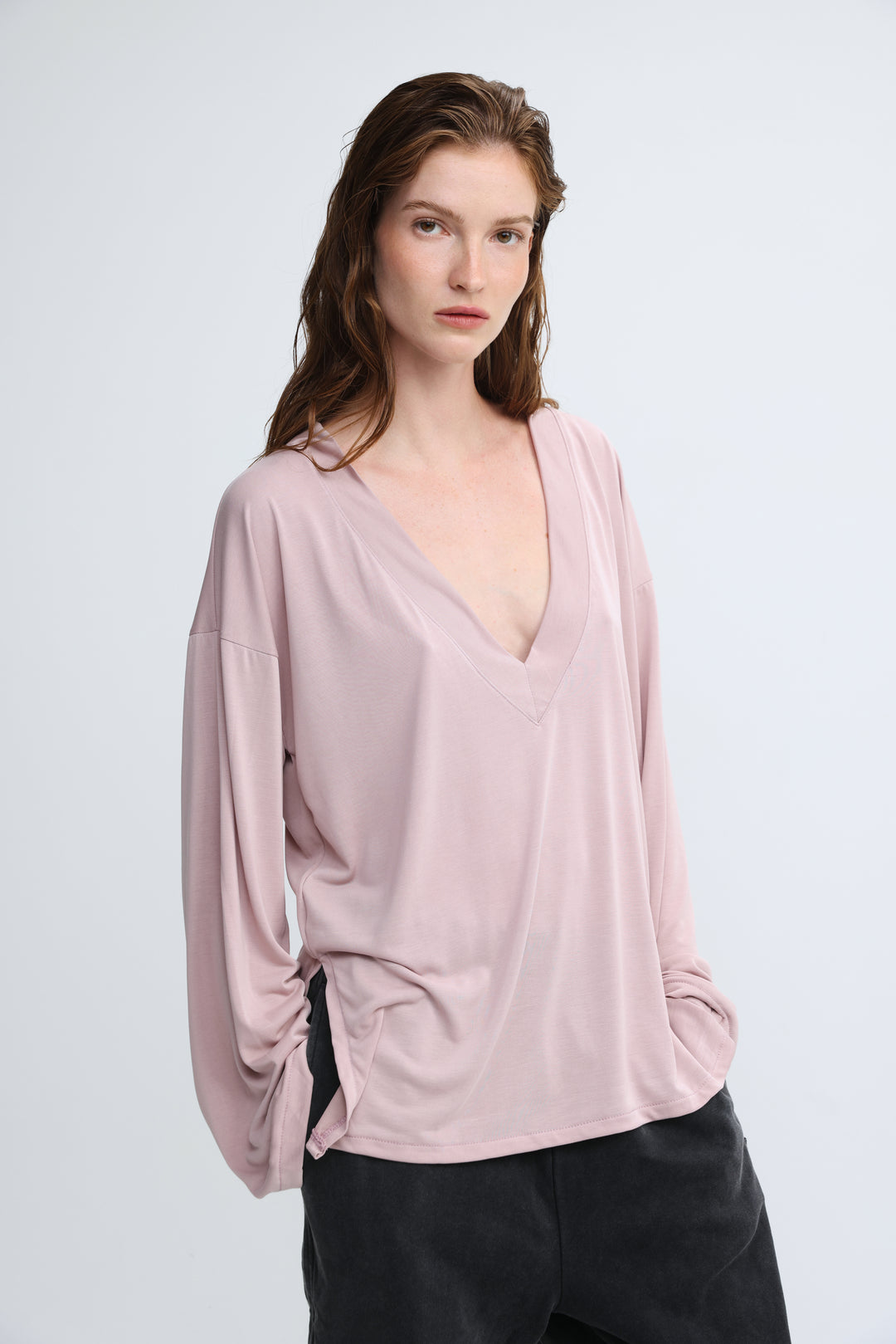 Clean62 Pink V Shirt
