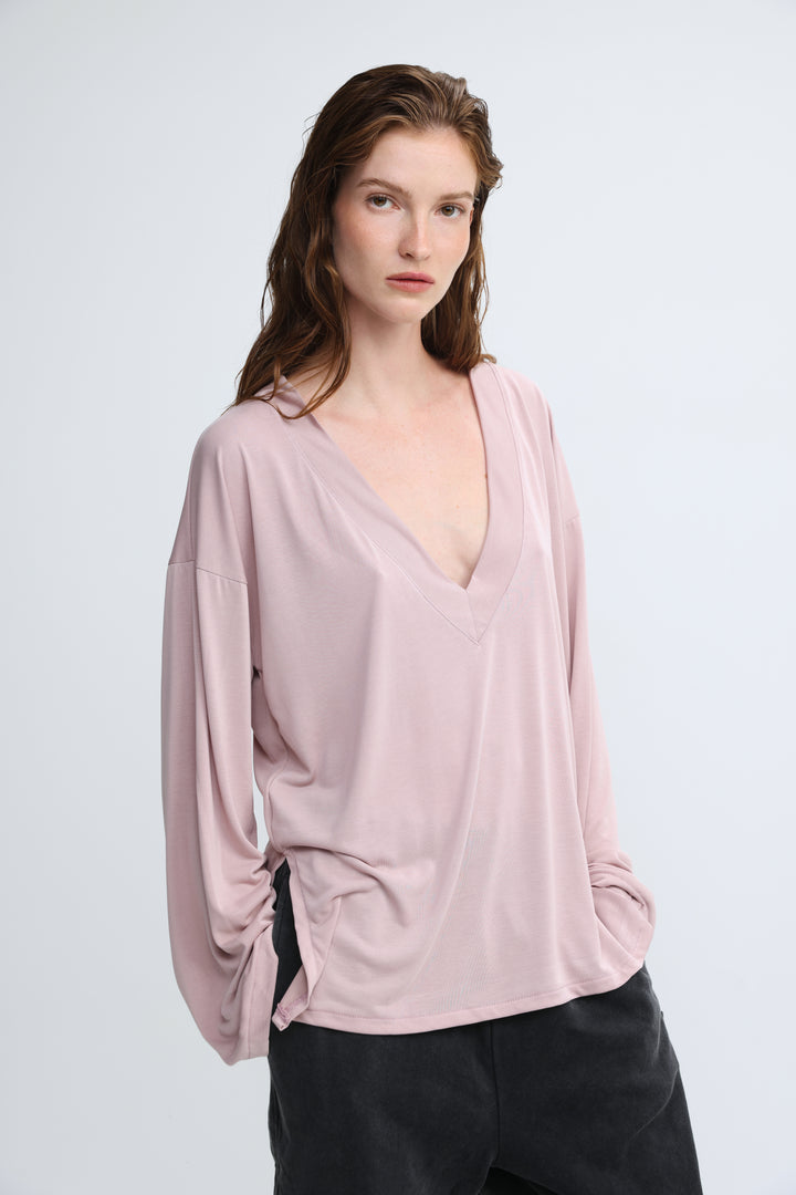 Clean62 Pink V Shirt