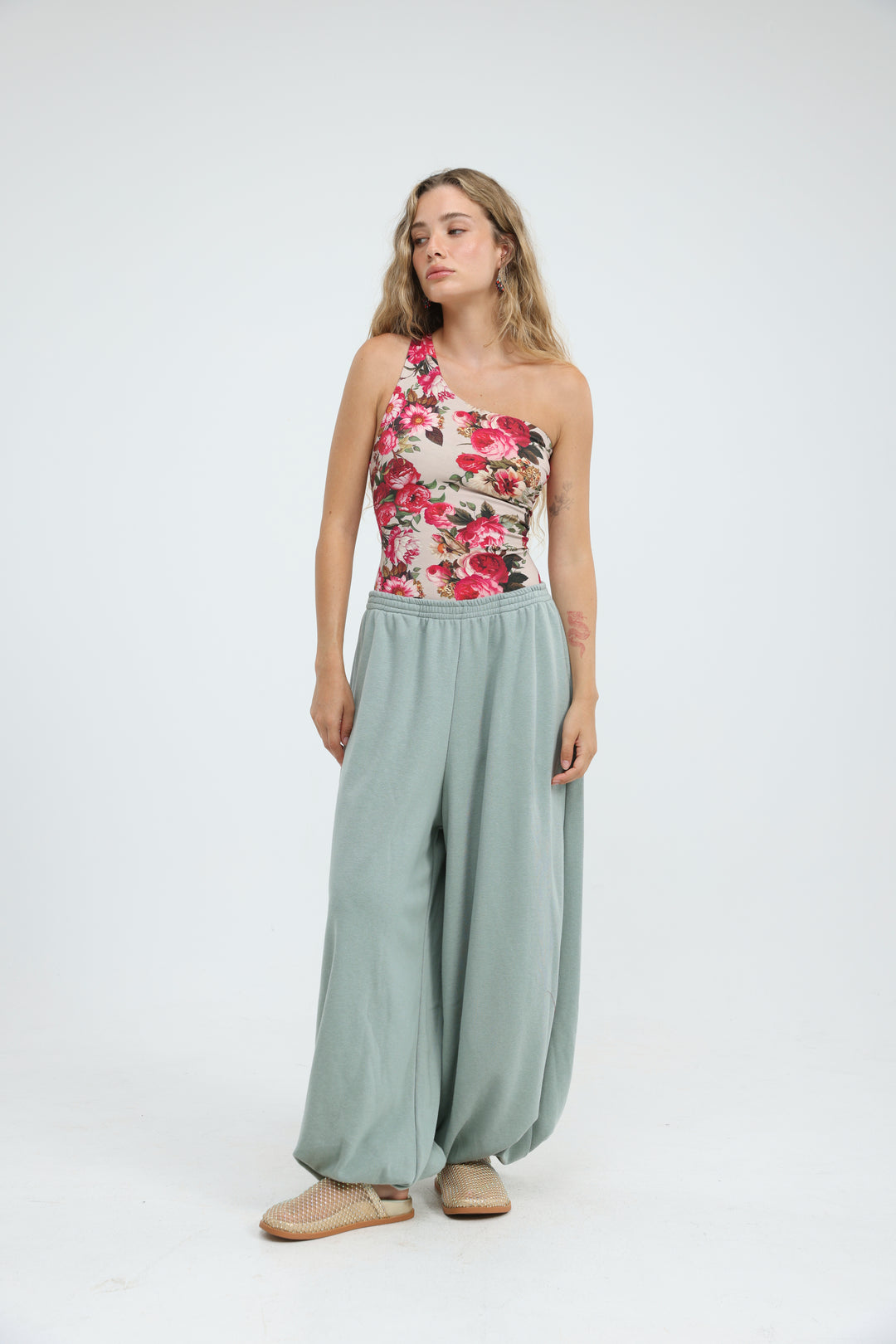 Moma Pink Floral Bodysuit