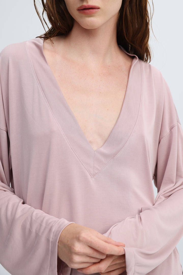 Clean62 Pink V Shirt