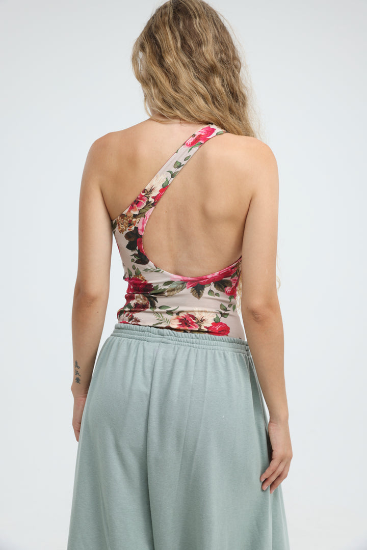 Moma Pink Floral Bodysuit