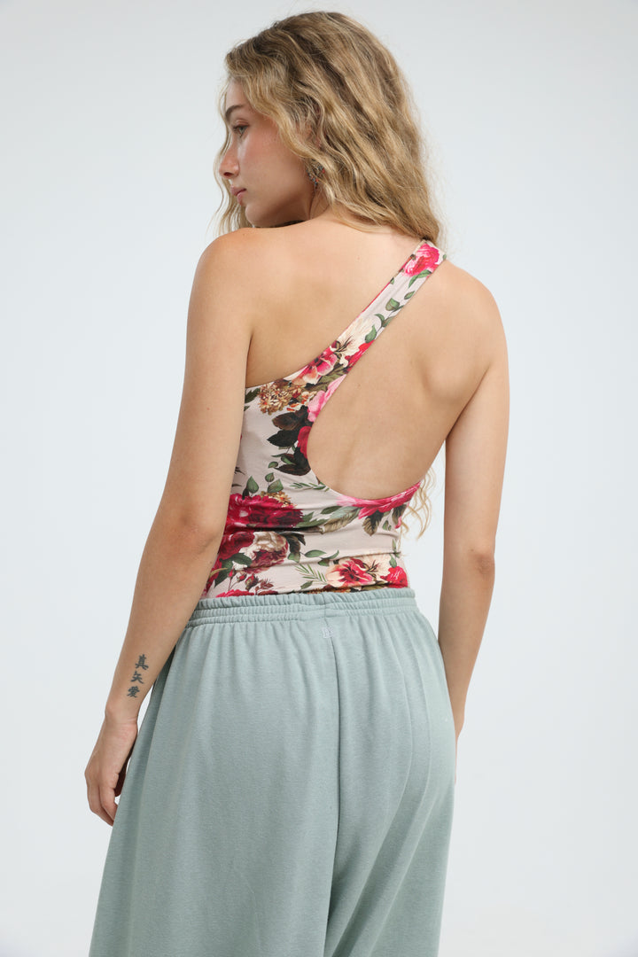 Moma Pink Floral Bodysuit