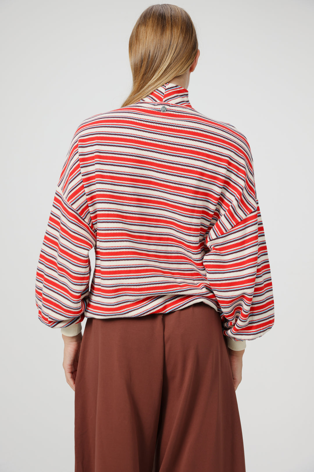 Amazed Red Striped Polo
