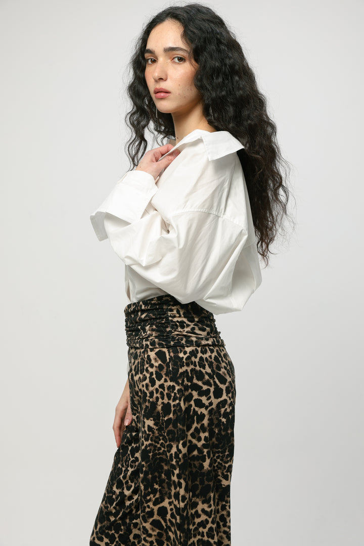 Oversized White Buttoned Shirt