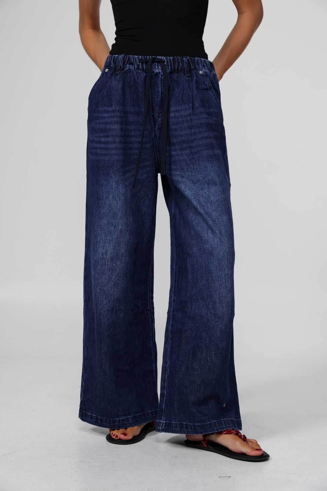Sheinkin Blue Wide Denim