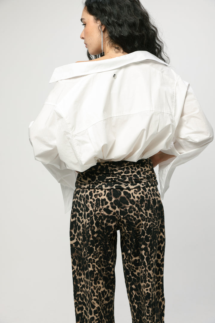 Oversized White Buttoned Shirt