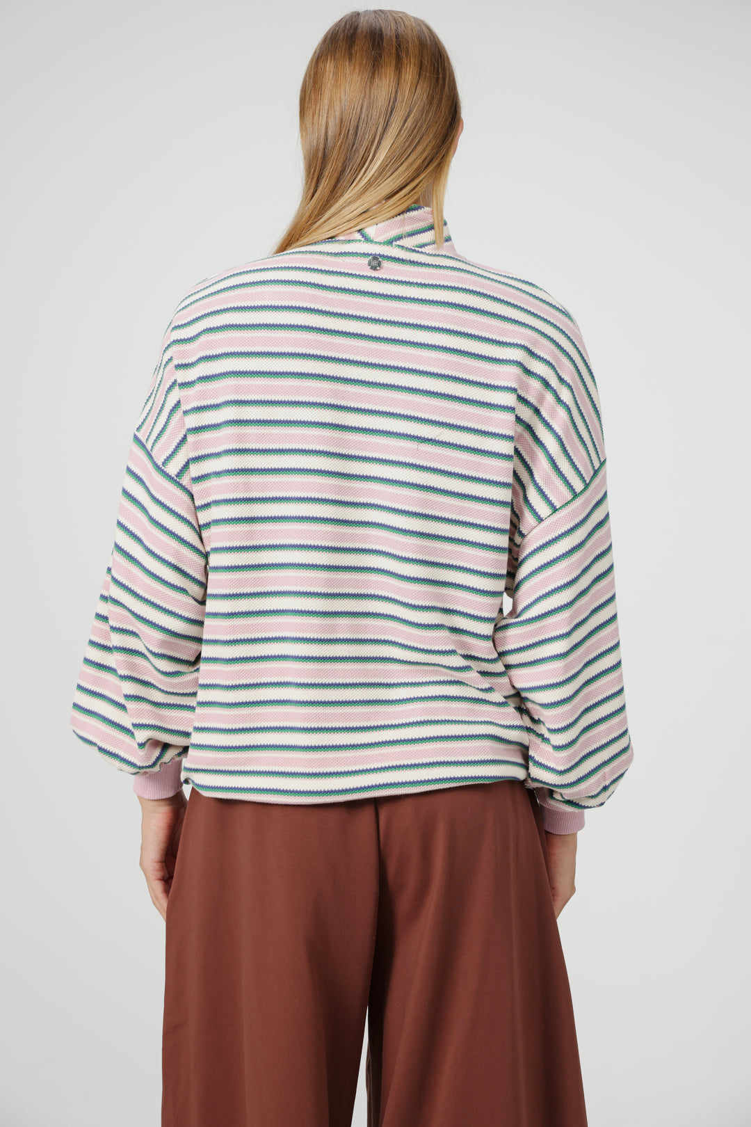 Amazed Pink Striped Polo