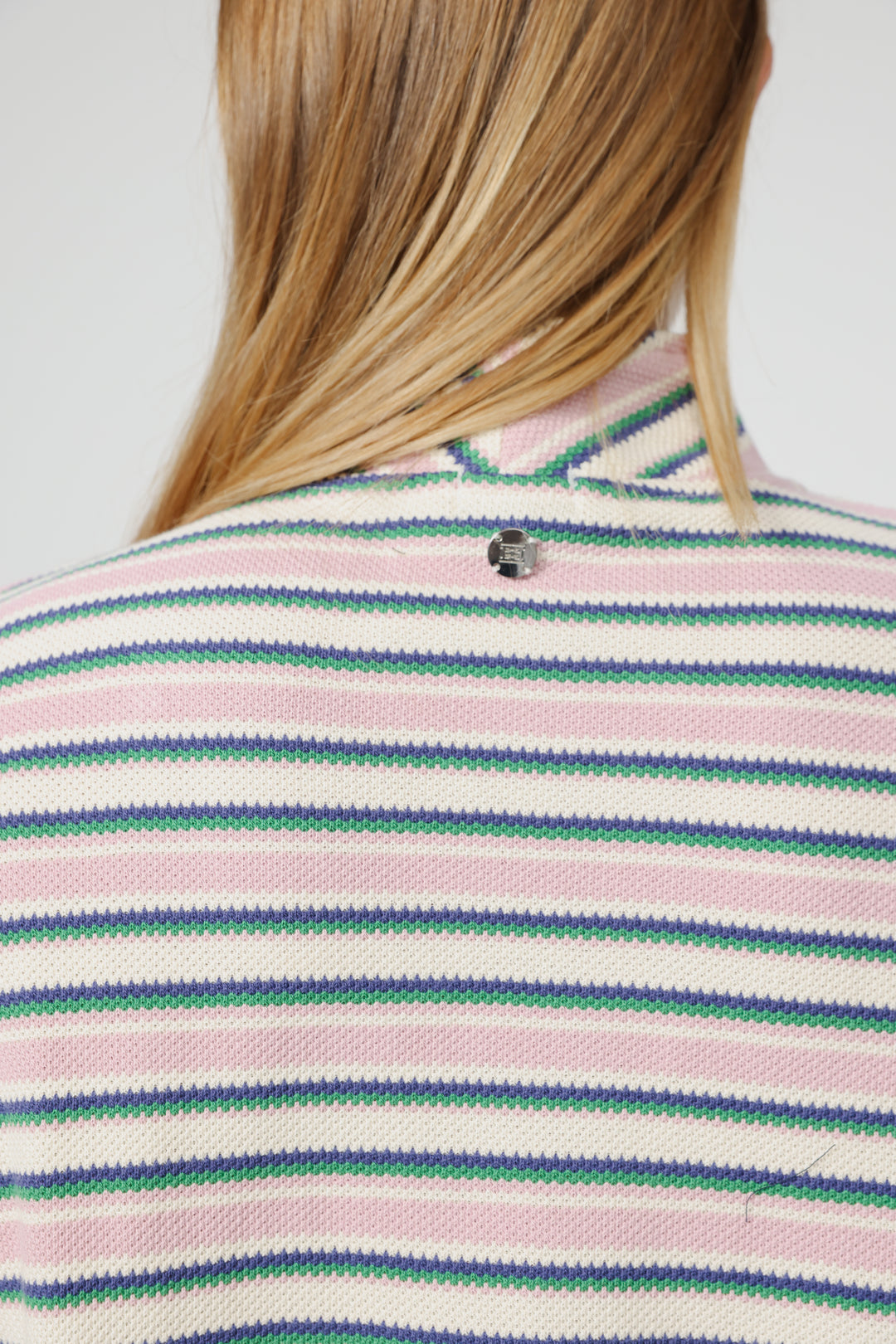 Amazed Pink Striped Polo