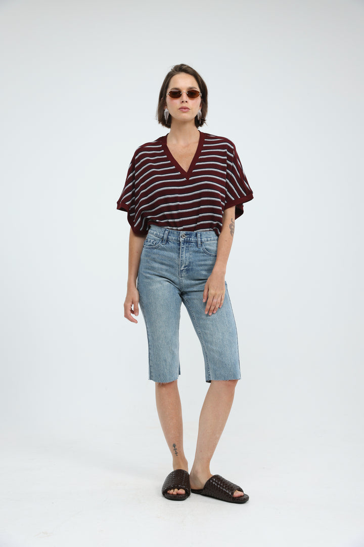 Proof Wine Striped T-Shirt