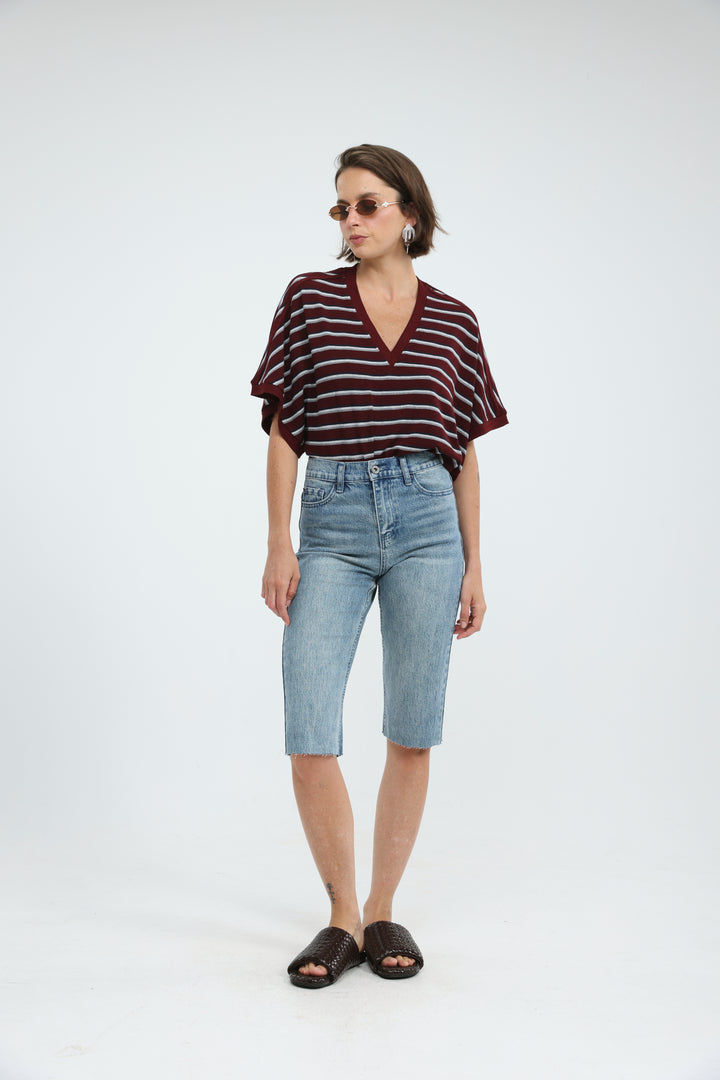 Proof Wine Striped T-Shirt