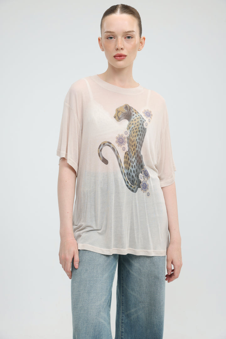 Louvre Beige T-Shirt