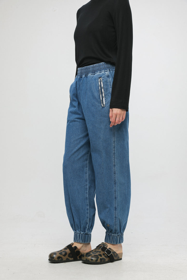 Star 207 Blue Denim Joggers