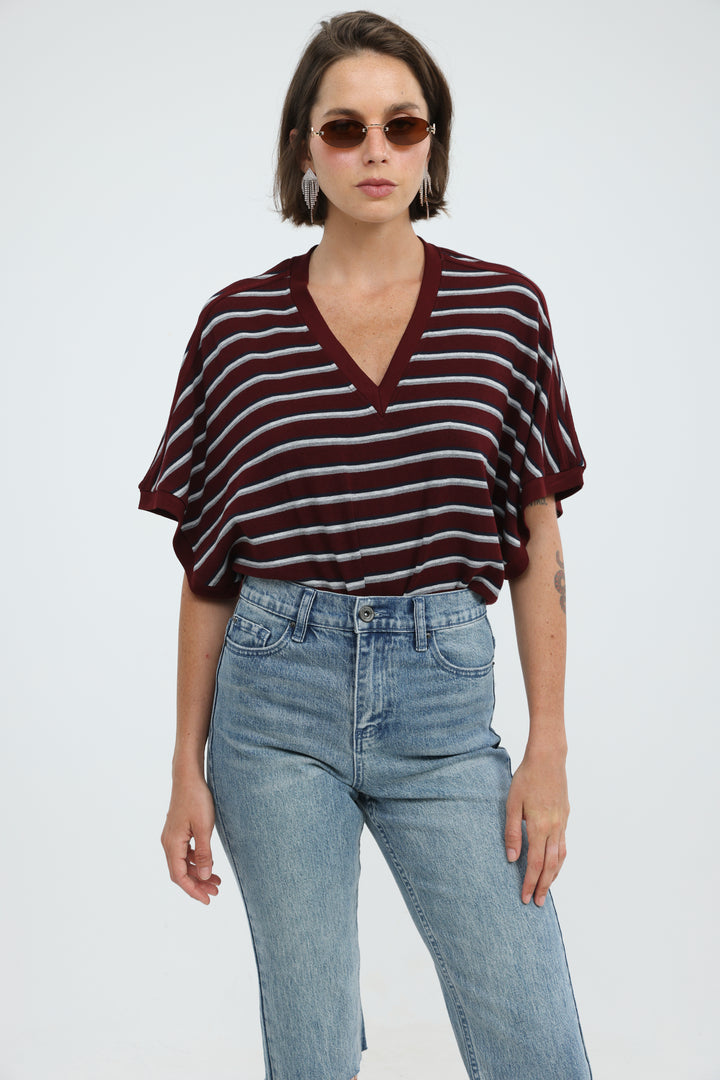 Proof Wine Striped T-Shirt