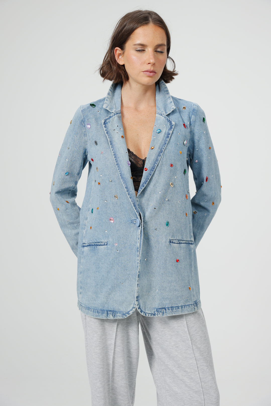 Ruby Blue Denim Blazer