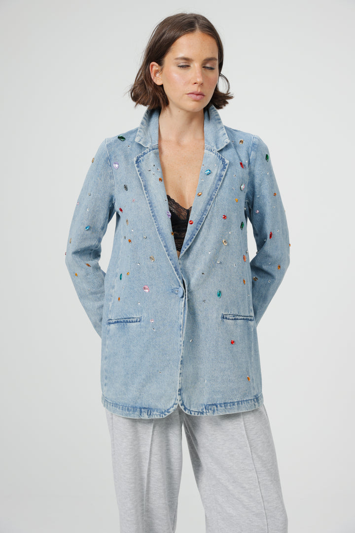 Ruby Blue Denim Blazer