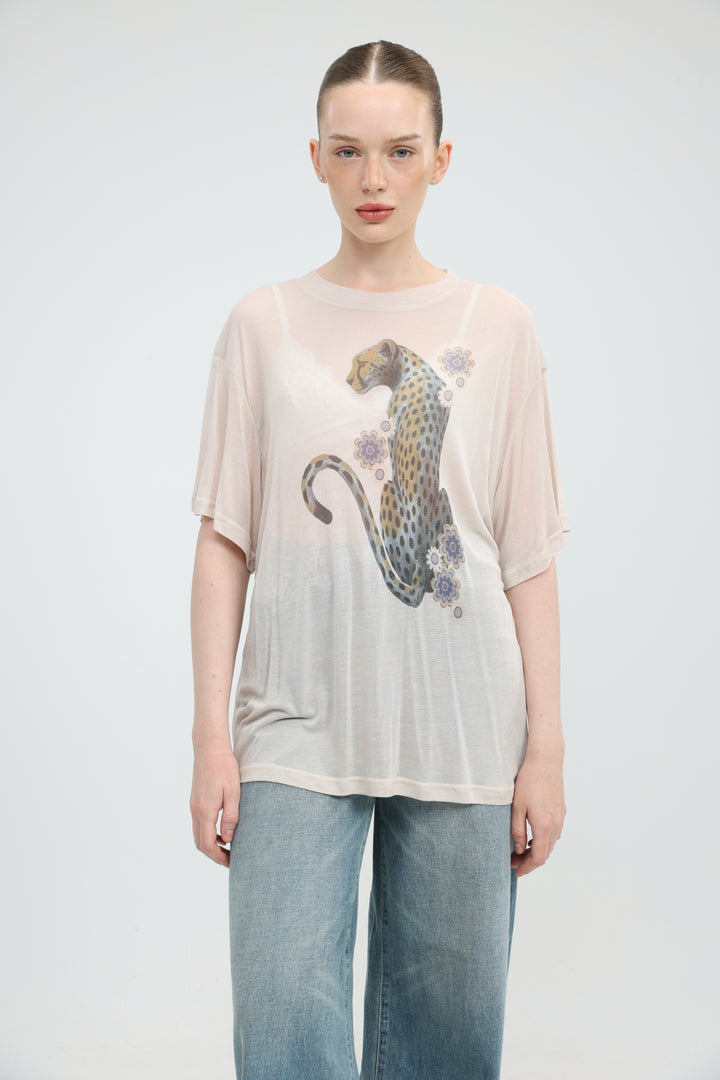 Louvre Beige T-Shirt