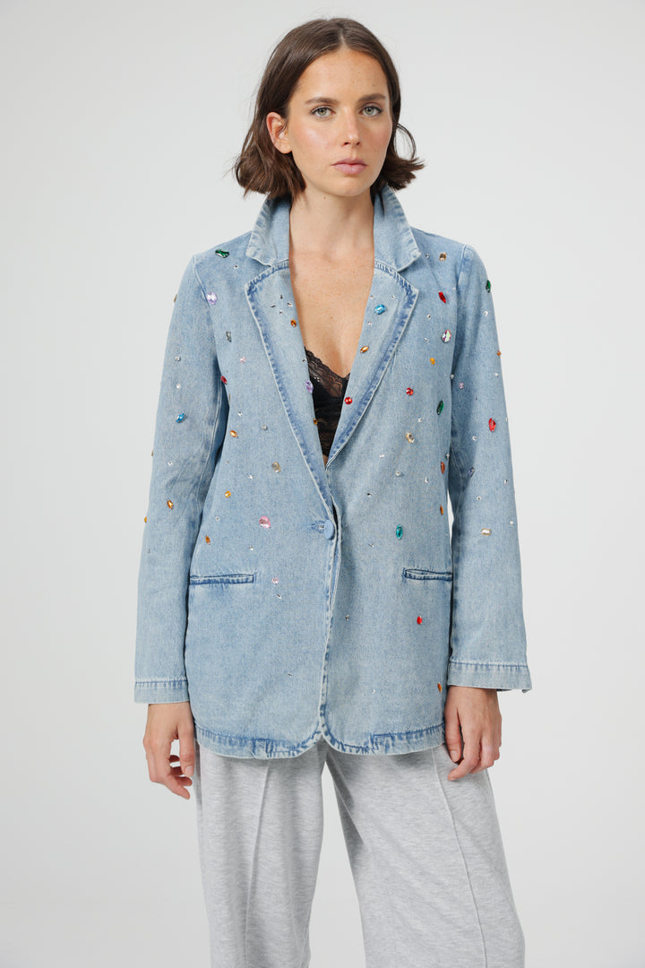 Ruby Blue Denim Blazer