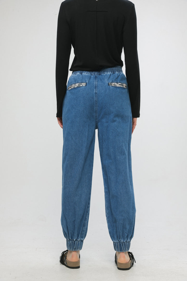 Star 207 Blue Denim Joggers