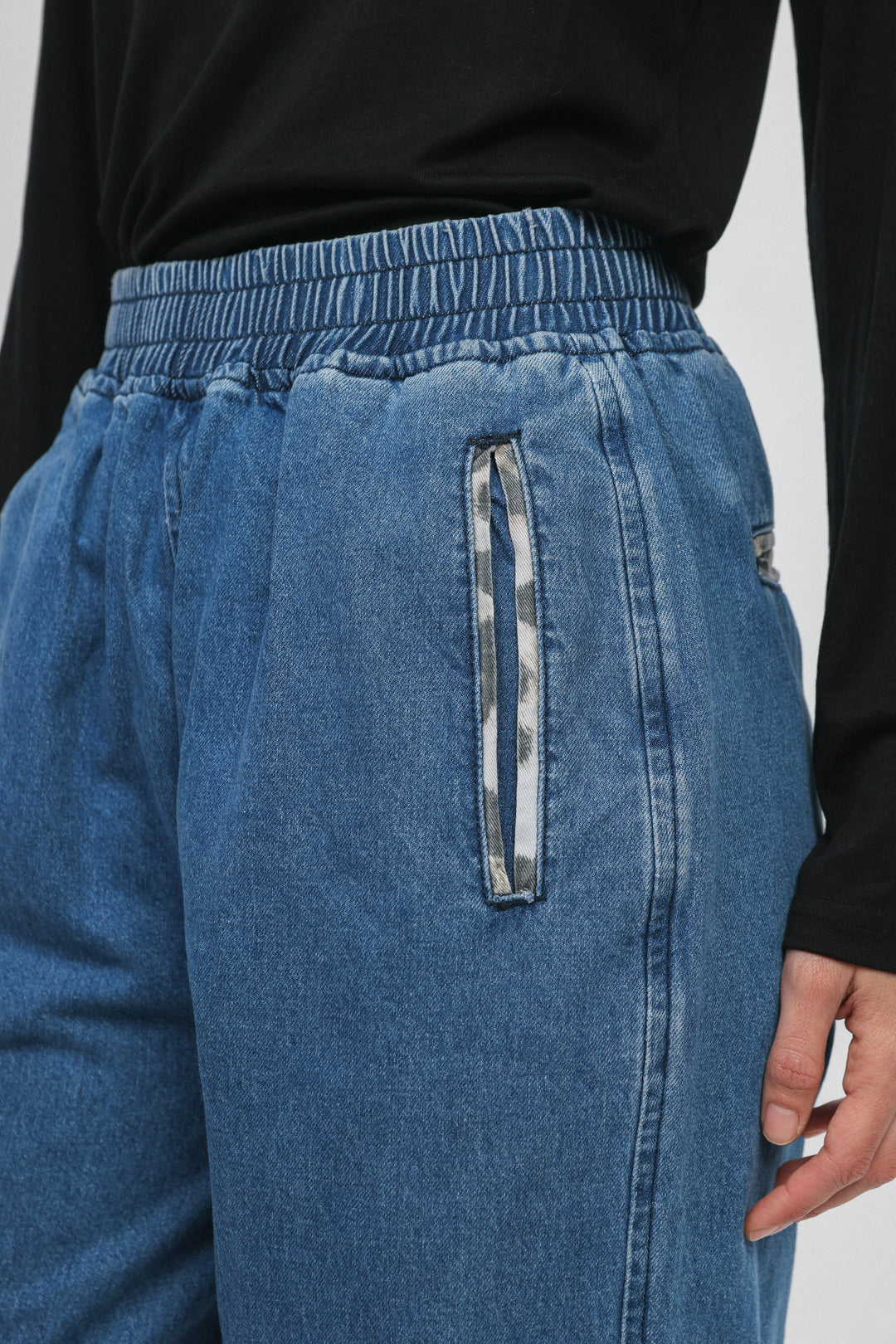 Star 207 Blue Denim Joggers