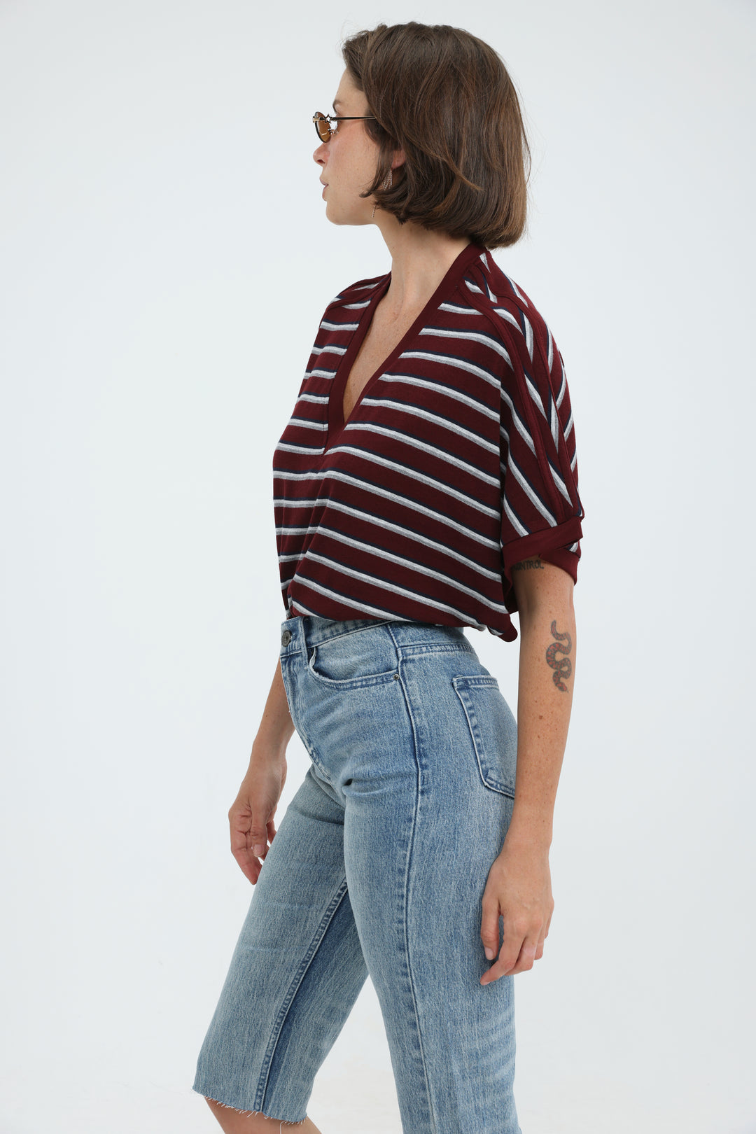 Proof Wine Striped T-Shirt