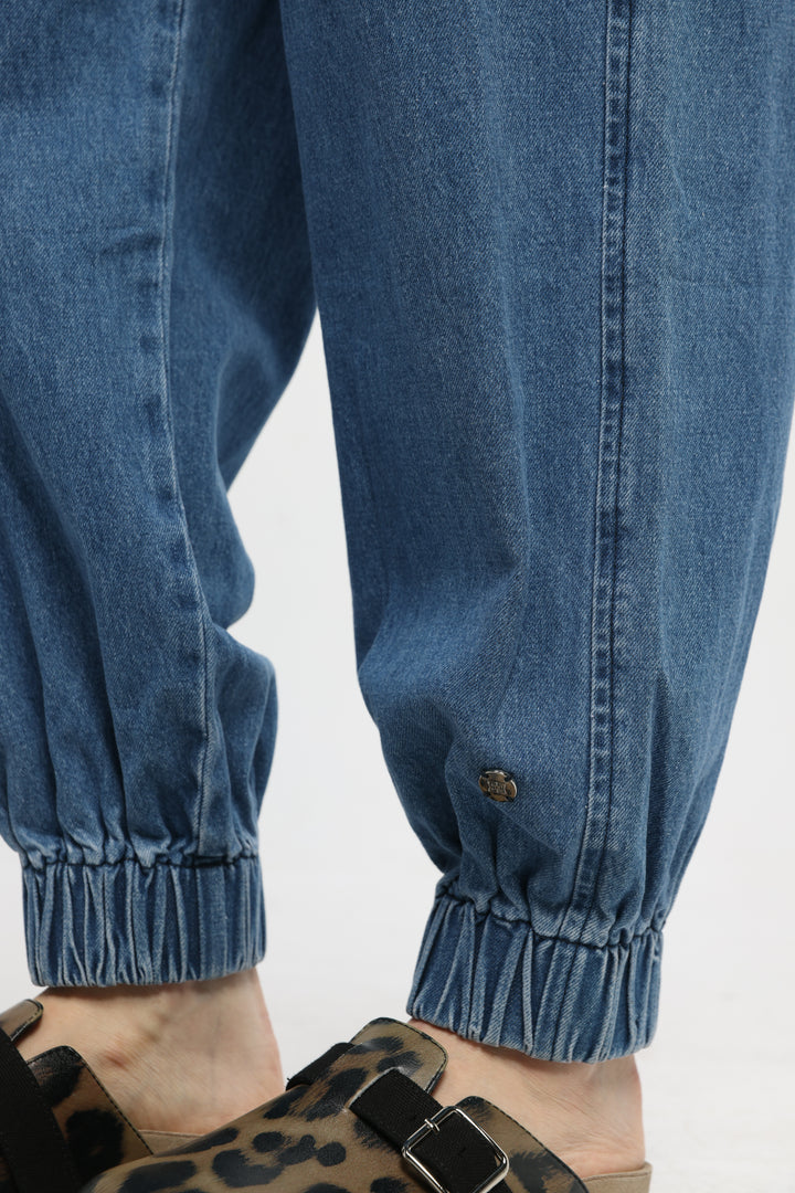 Star 207 Blue Denim Joggers
