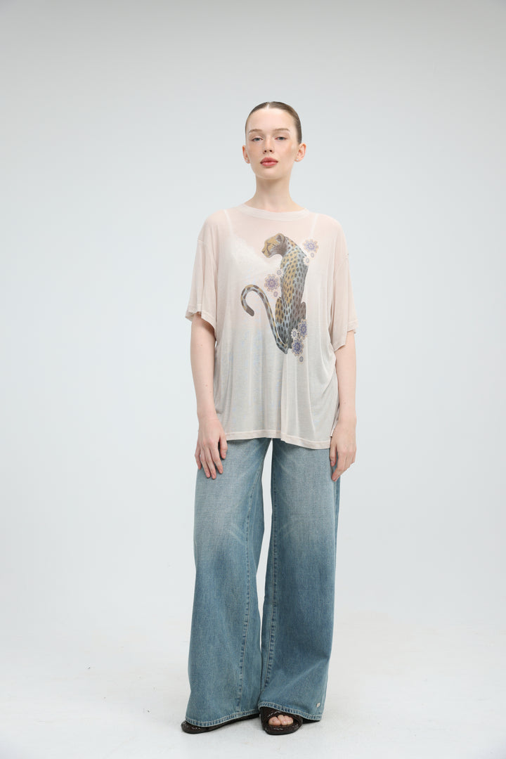 Louvre Beige T-Shirt