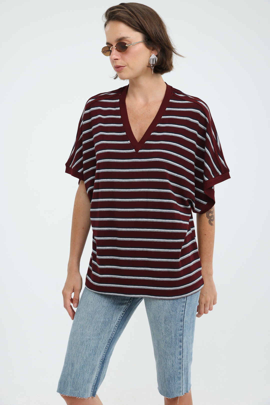 Proof Wine Striped T-Shirt