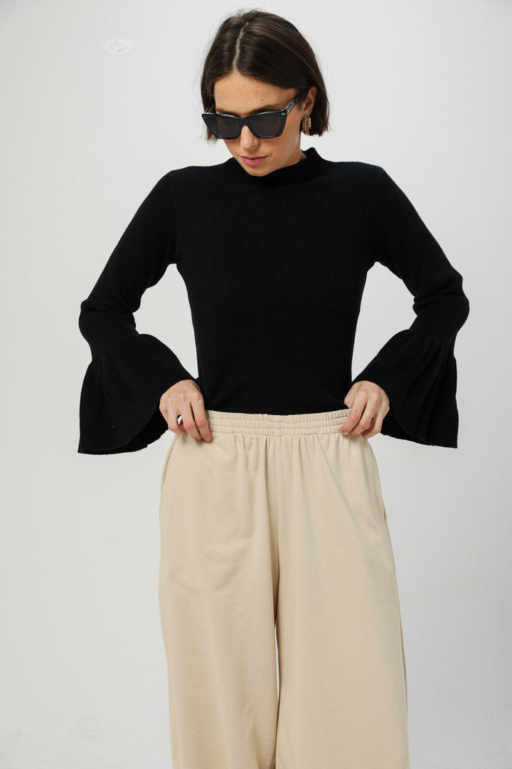 Sparked Black Sweater