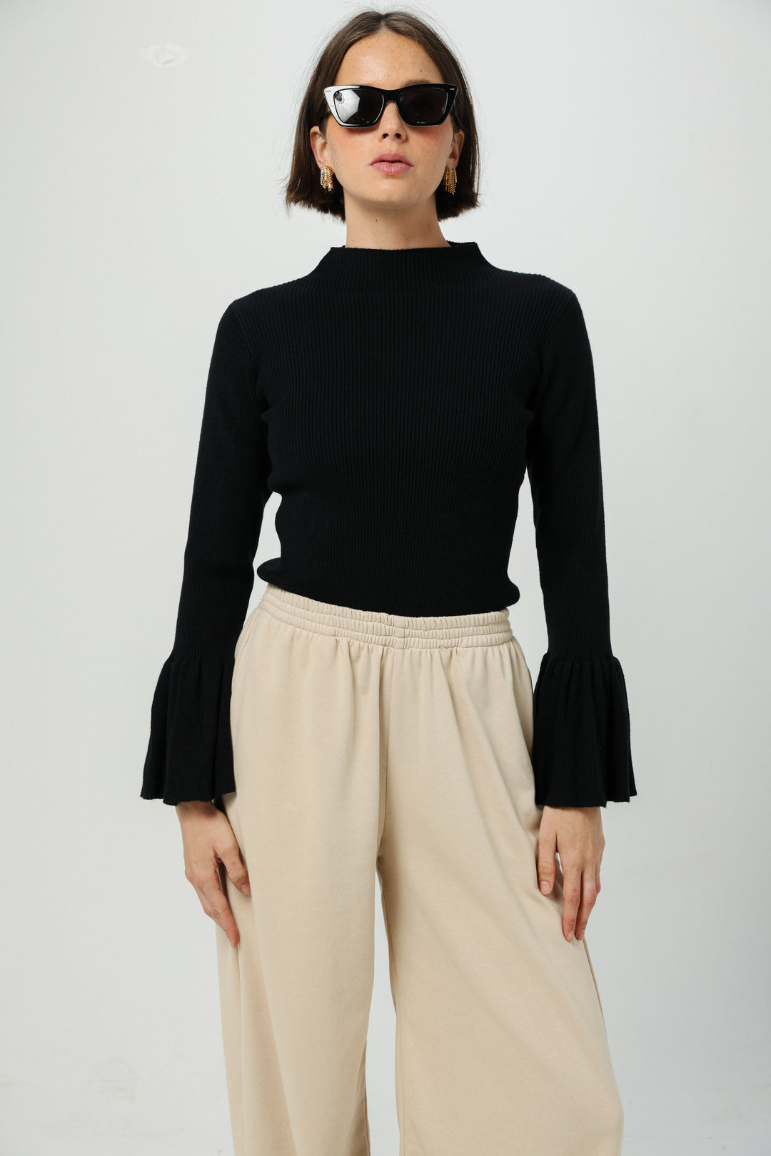 Sparked Black Sweater