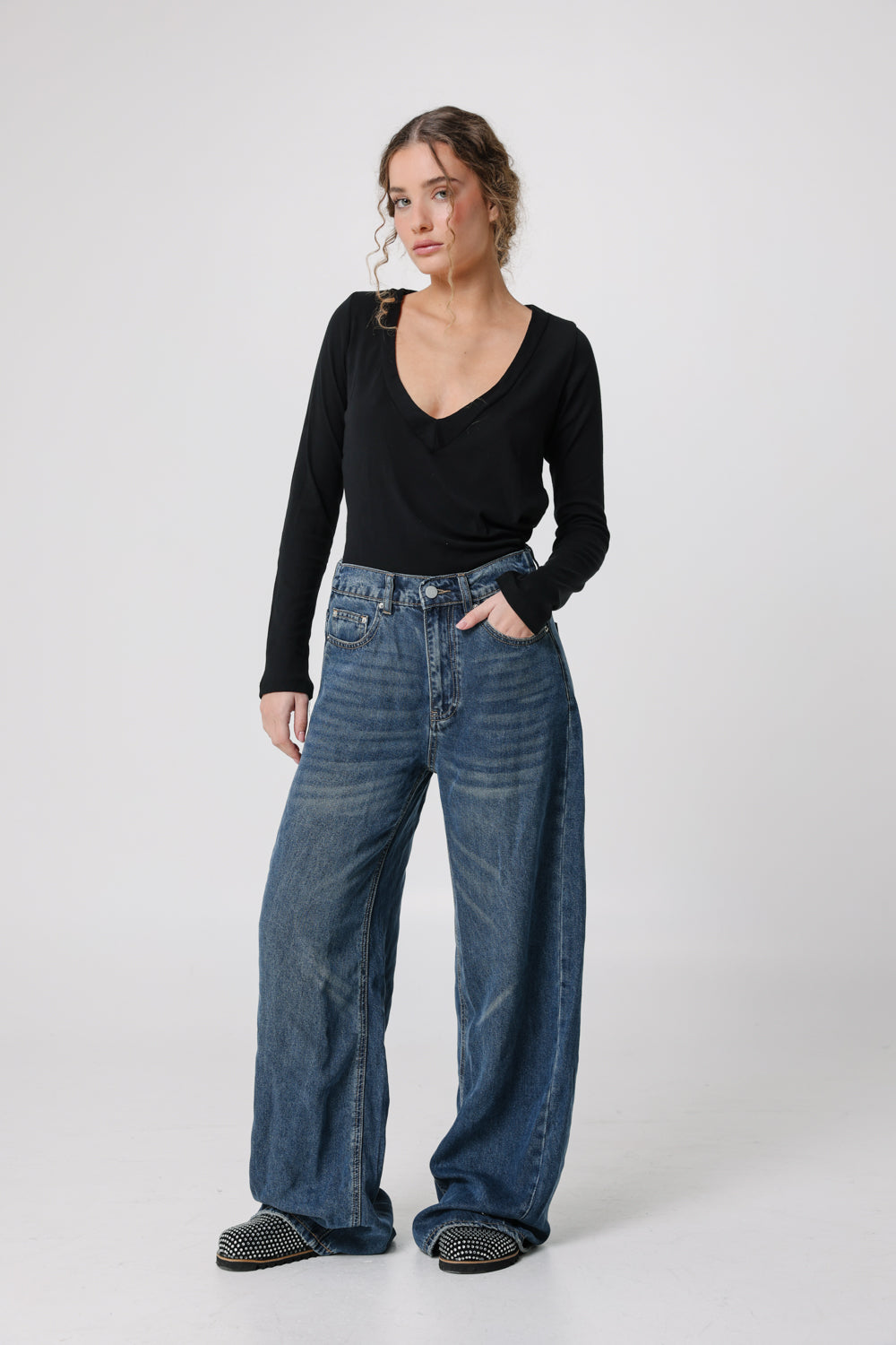 Vivian Black Top