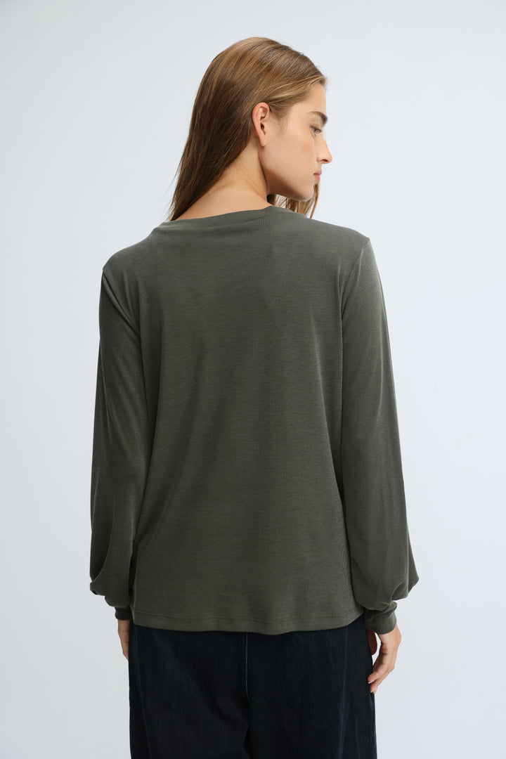 Just V Olive Green Shirt