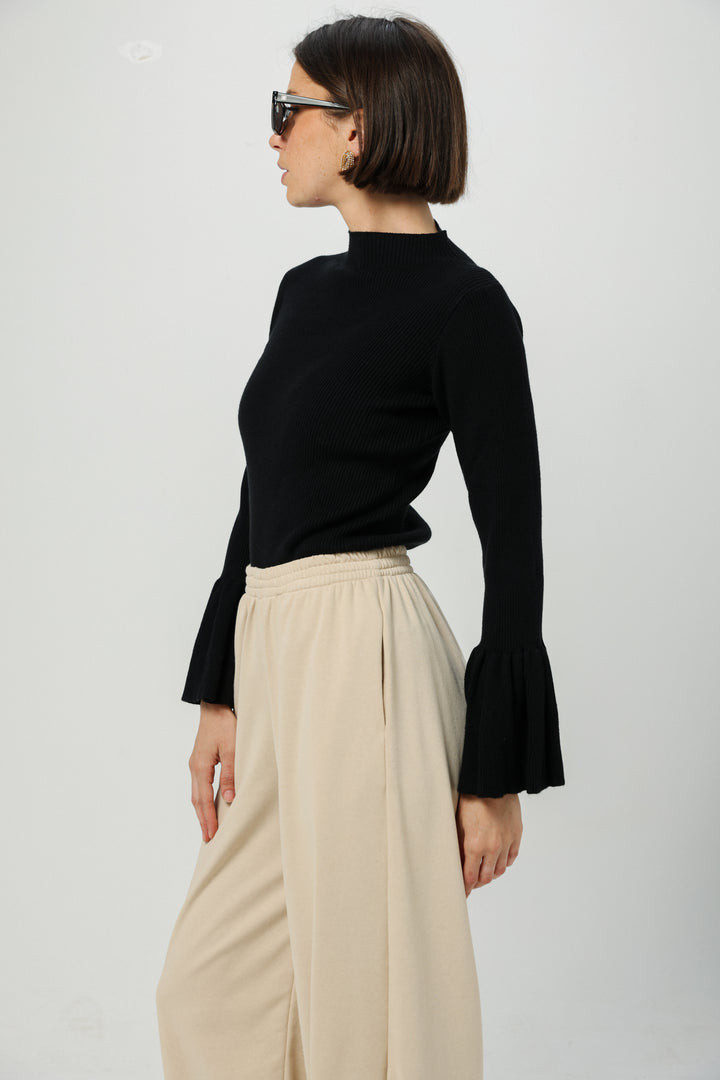 Sparked Black Sweater