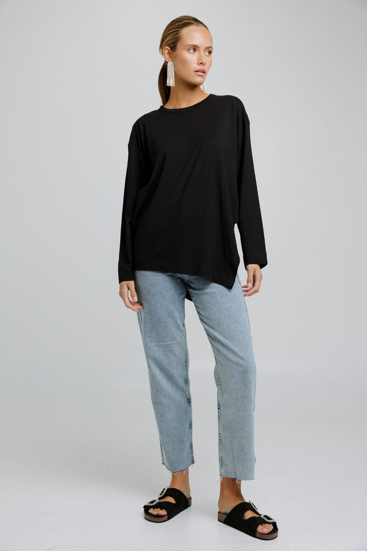 Asymmetrical Black Top