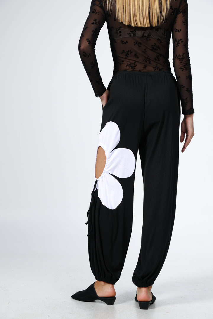 Winding Black Joggers