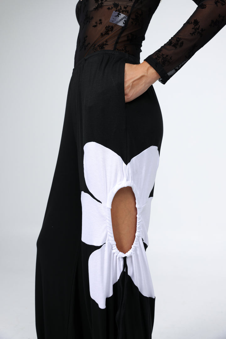Winding Black Joggers