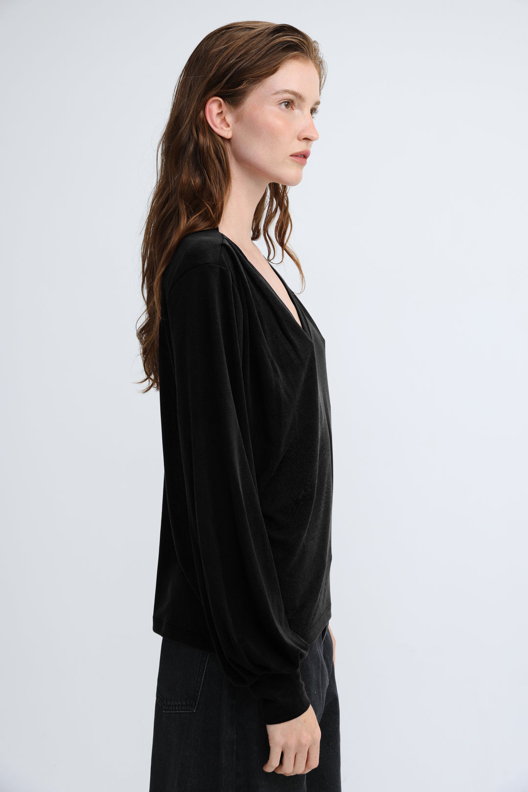 Just V Black Shirt