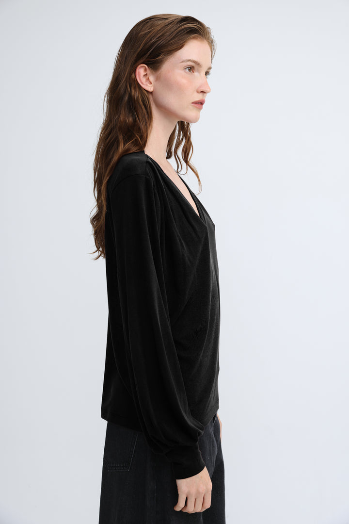 Just V Black Shirt