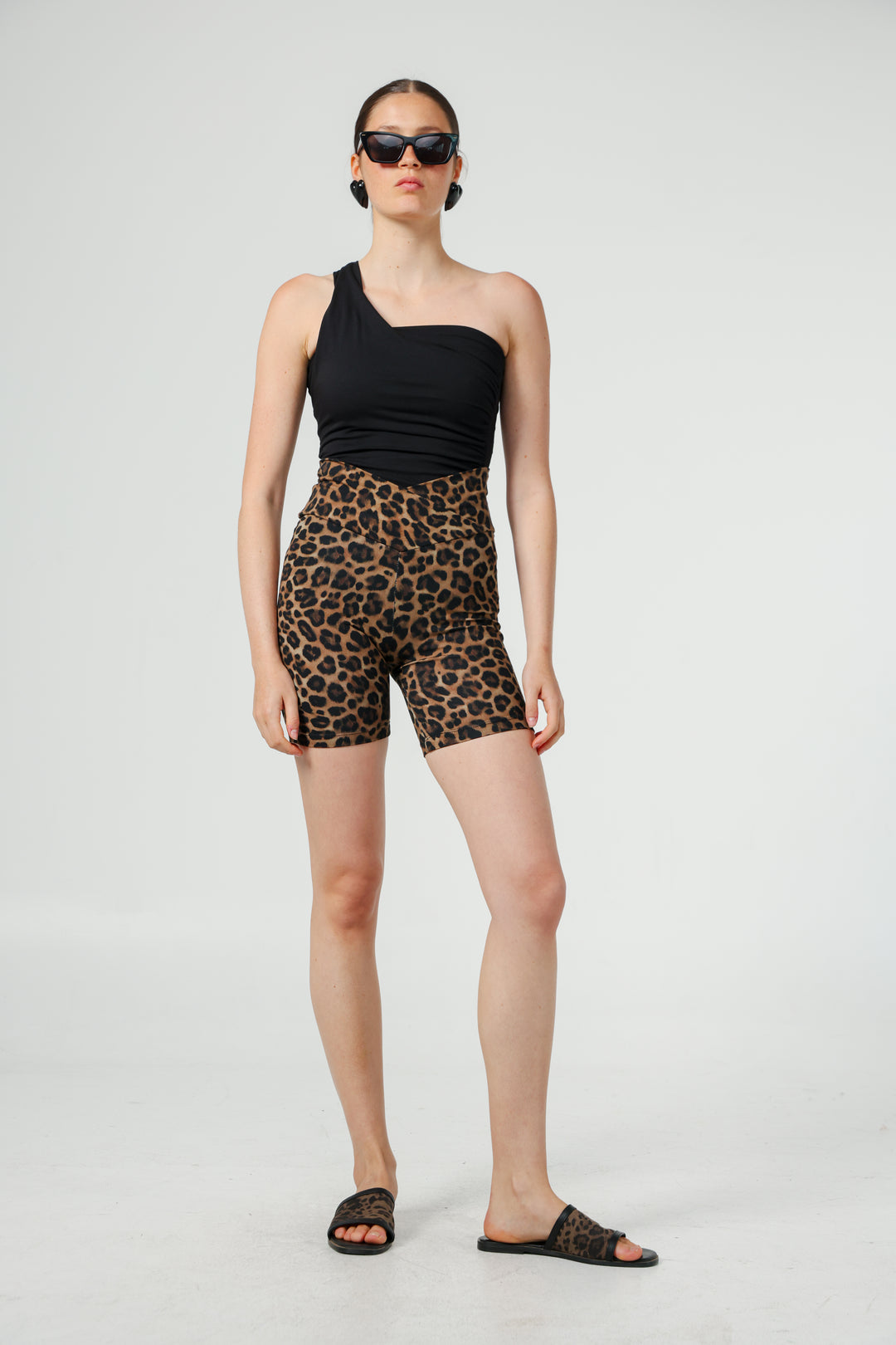 Catalog Black One Shoulder Top