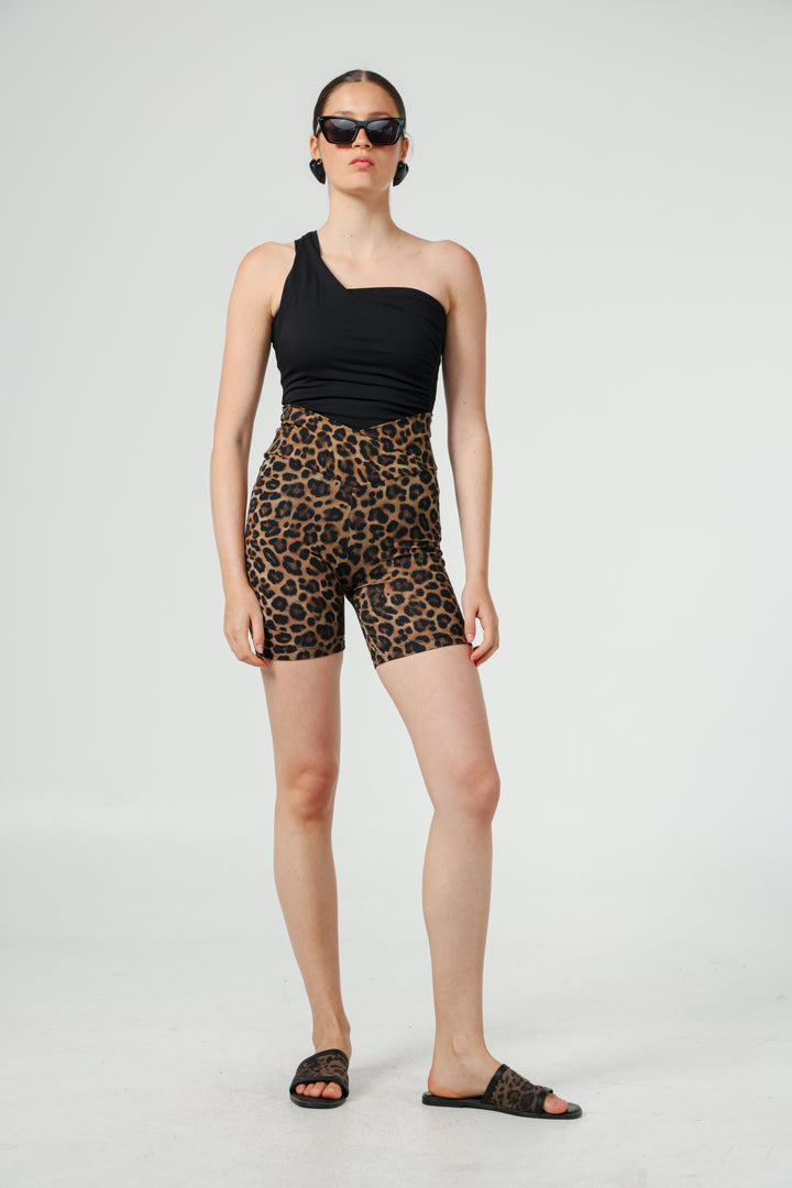 Catalog Black One Shoulder Top