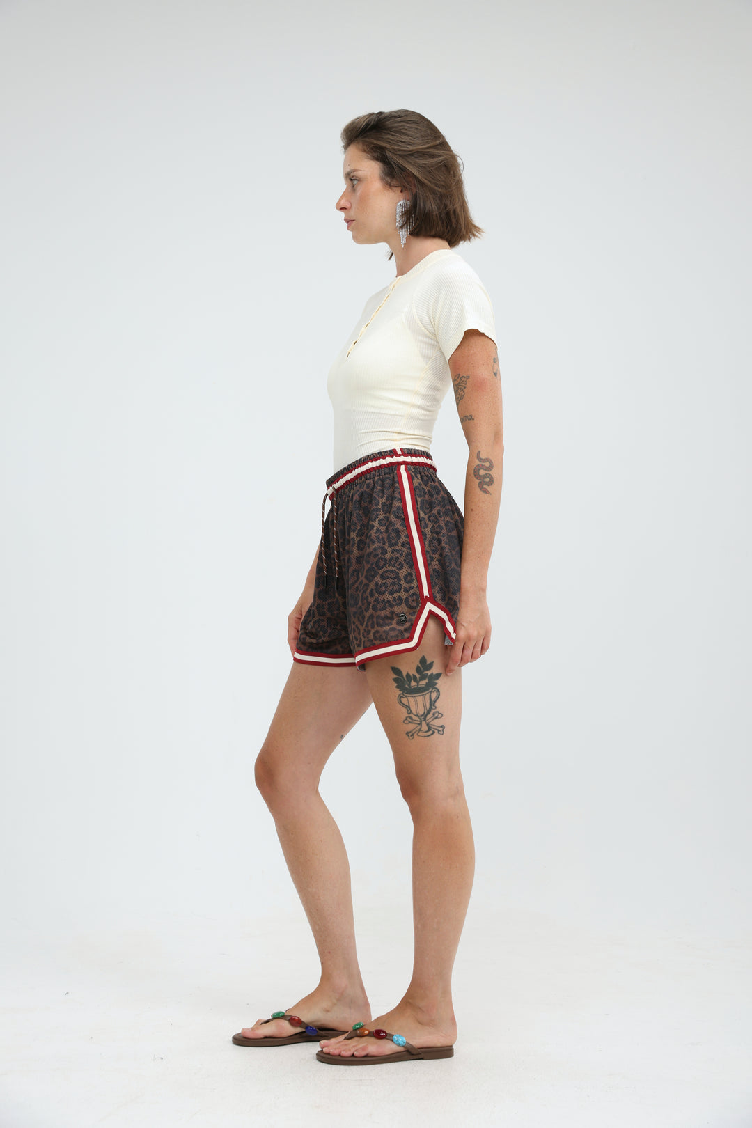 Poldi Leopard Shorts
