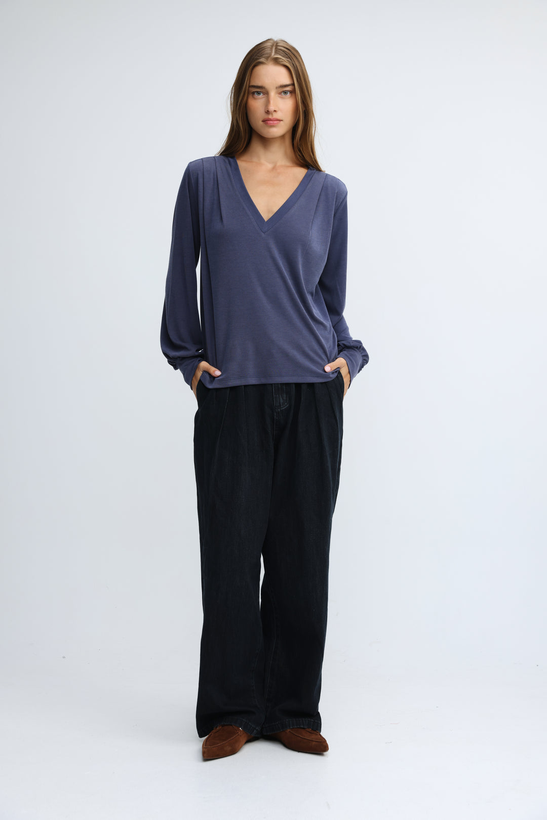 Just V Navy Shirt