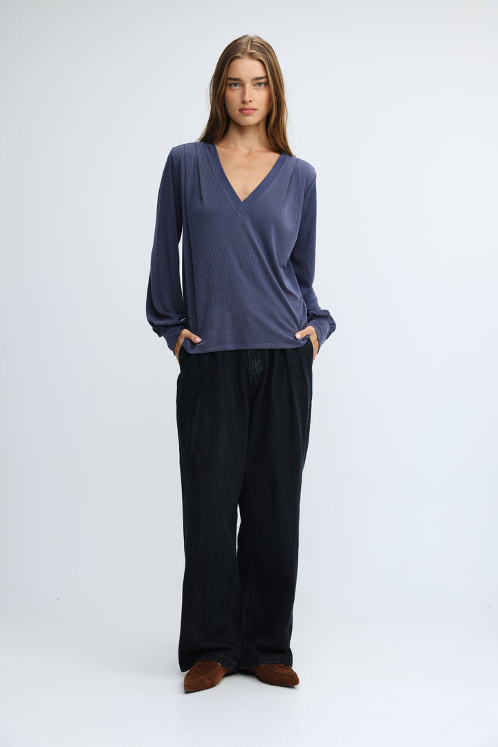 Just V Navy Shirt
