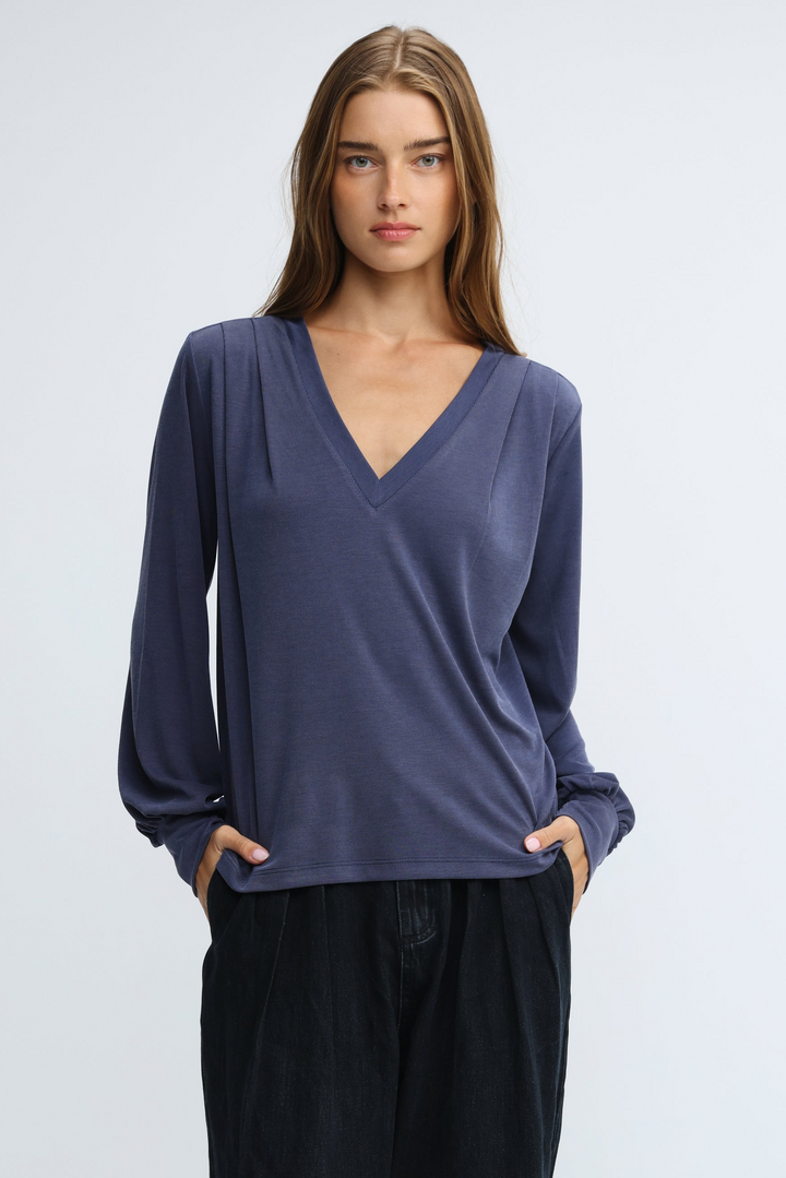 Just V Navy Shirt
