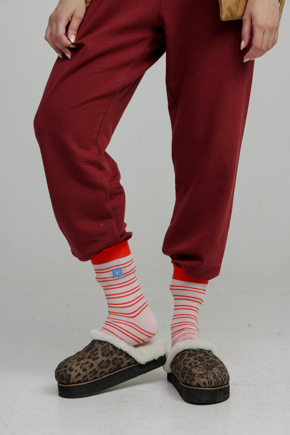 EE Red Striped Socks