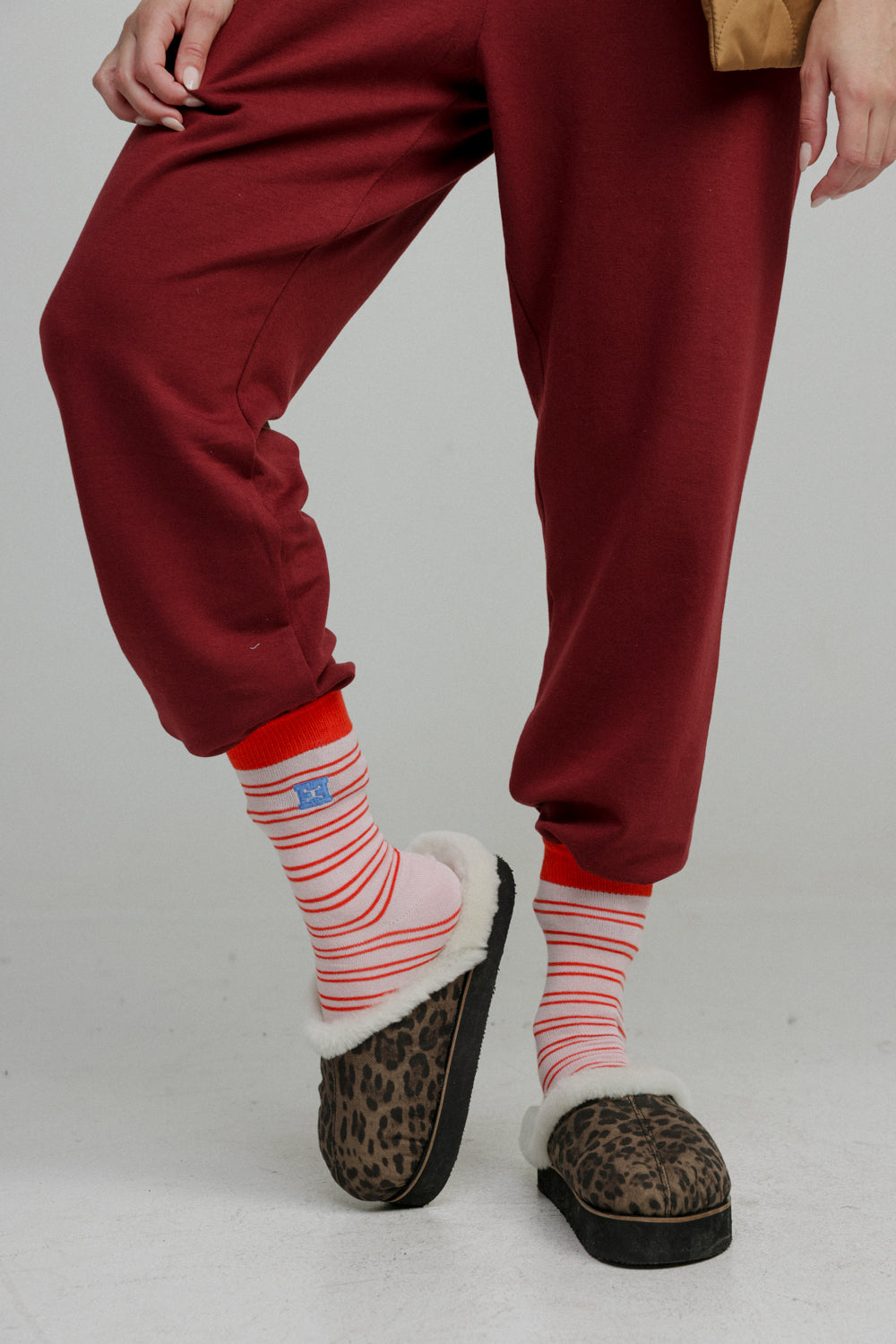 EE Red Striped Socks