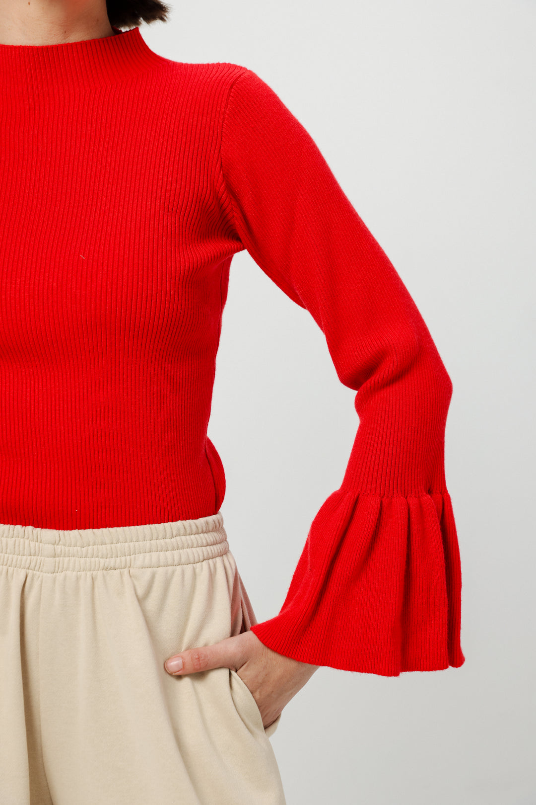 Sparked Red Sweater