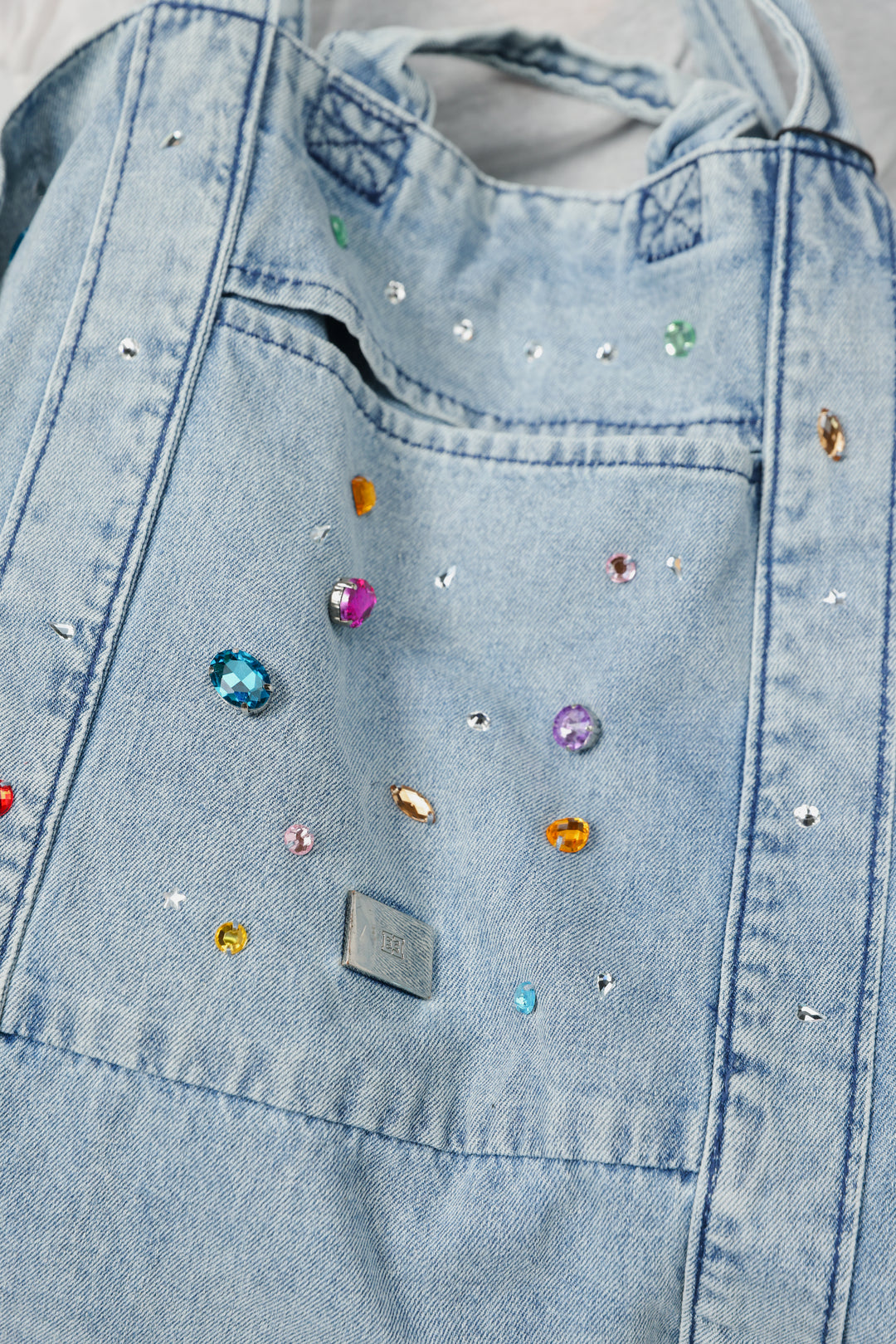 Ruby Blue Denim Tote Bag