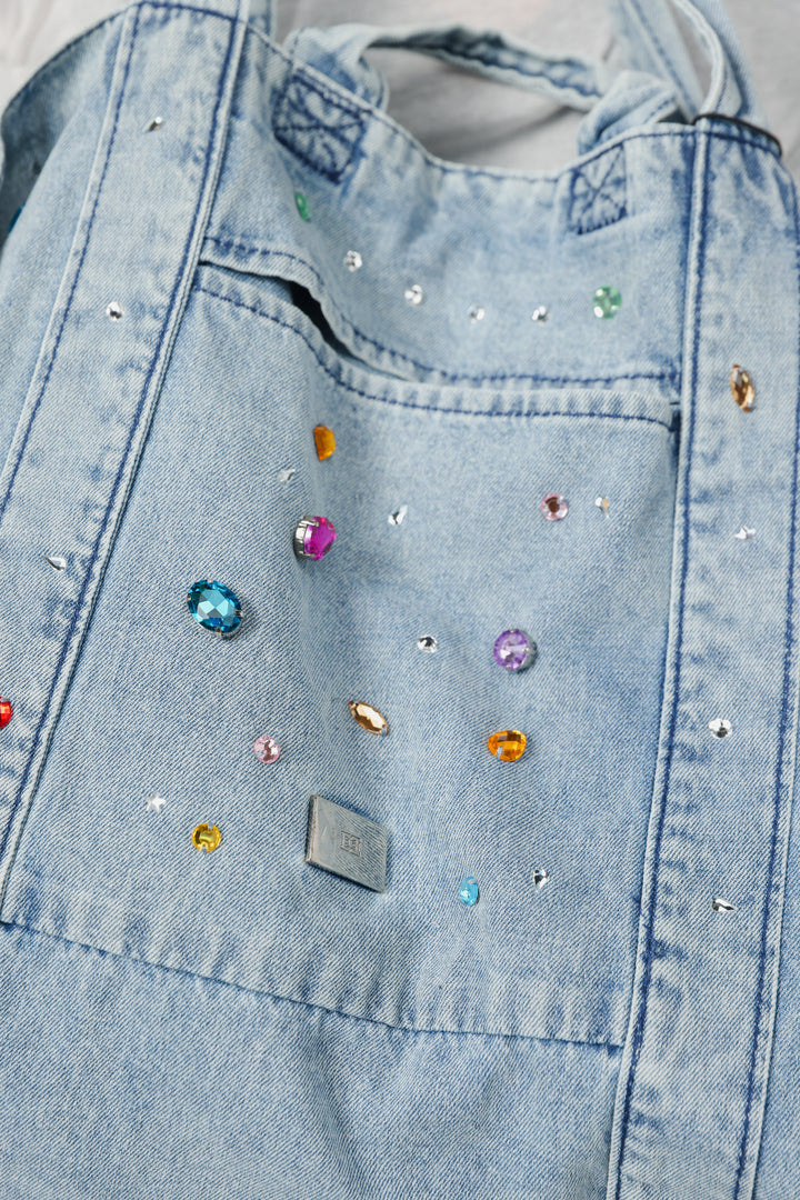 Ruby Blue Denim Tote Bag