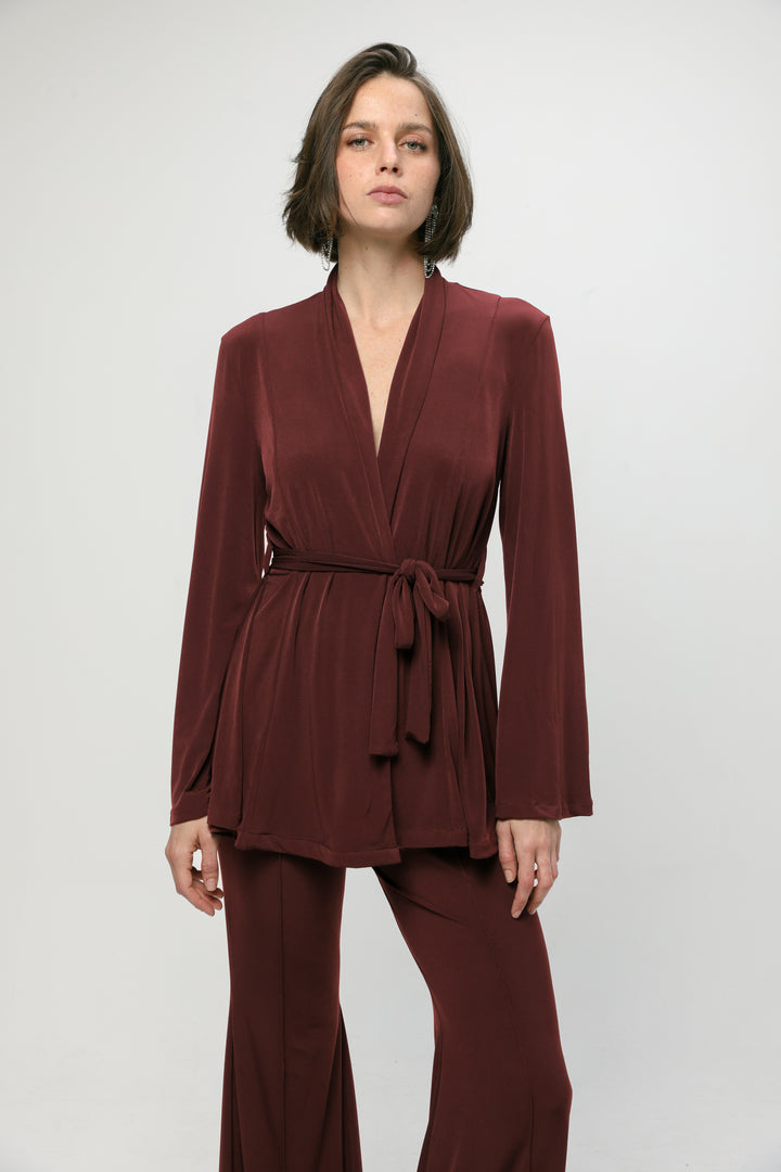 Fireworks Burgundy Wrap Shirt